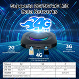 CarlinKit Android 13 LED AI Box, boîtier multimédia intelligent pour voiture, CarPlay sans fil, Android Auto sans fil, puce Qualcomm, carte SD extensible jusqu'à 512 Go