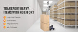 SucceBuy Chariot d'escalade pour escaliers de 550 lb, chariot à main robuste avec double poignées, cadre de camion pour entrepôt, shopping, aéroport