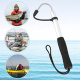 Harpon de pêche sur glace avec ardillons, poignée de pêche extensible, harpon portable en métal pour la pêche en mer et en bateau sur glace