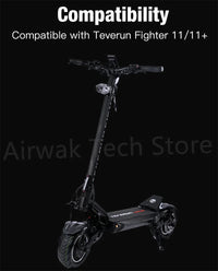 Garde-boue d'origine pour Teverun Fighter 11/11 + Fightersupreme Scooter électrique garde-boue avant arrière avec support pièces de garde-boue