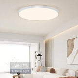 MARPOU LED plafonnier 80W 50W moderne Dimmable lampe intelligente avec télécommande plafonnier pour salon salle de bain cuisine