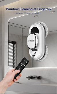 Fenêtre Robot aspirateur travail automatique verre électrique Limpiacristales télécommande pour la maison