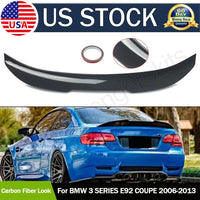 Aileron de coffre en carbone, aileron pour BMW E92 M3 2DOR 2007-2013