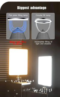 LED lumières vidéo conférence photographie éclairage Selfie lumière Photo Studio lampe avec trépied pour tirer en direct Streaming TikTok Zoom