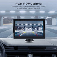 Autoradio sans fil portable avec caméra de recul FM, lecteur vidéo, Android Auto, écran tactile universel, limitation, 7"