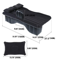 Lit gonflable de voiture pour voyage en voiture, utilisation de siège arrière de matelas pneumatique, repos de sommeil de Camping
