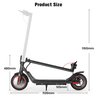 Trottinette électrique iScooter i9m 10.5Ah 500w, pliable, vitesse maximale 35 km/h, autonomie 30 km, pneus pneumatiques 10 pouces, application mobile.