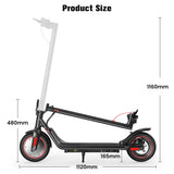 Trottinette électrique iScooter i9m 10.5Ah 500w, pliable, vitesse maximale 35 km/h, autonomie 30 km, pneus pneumatiques 10 pouces, application mobile.