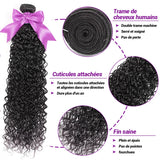Mèches de cheveux brésiliens naturels ondulés de 50 à 55 cm (20 à 22 pouces), de qualité supérieure et épaisses. Livraison en 3 à 5 jours.