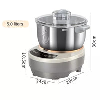 Pétrisseur électrique 5L 7L avec fonction fermentation 25-38°C/77-100°F