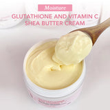 AILKE crème blanchissante et éclaircissante, adaptée au visage et au corps, huile de beurre de karité naturelle Intense hydratante réparation peau craquelée