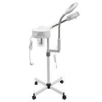 Lampe loupe 2 en 1 750W, vaporisateur d'ozone chaud, dispositif de vapeur, Machine de Sauna faciale avec lumière 5X