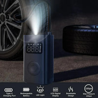 Xiaomi Mijia Compresseur à Air Portatif 2/2D, Gonfleur Pneus Voiture 150PSI (10.5 Bars) avec Lumière LED, 3 Embouts de Gonflage, Electrique Pompe pour Vélo, Moto, Balle