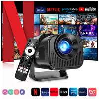 ISinbox-HY320AA NTV Netflix sèche sous licence Android 13, budgétaire avec 1080P 320ANSI Prime Video promettant WiFi BT5.3 HDMI