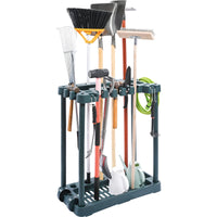 SucceBuy 10 fentes organisateur d'outils de jardin de cour outil à Long manche/frenouille/tour de chambre support de support de rangement pour l'organisation du Garage