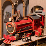 Serre-livre Maquette DIY -L’Express du Temps avec Éclairage LED