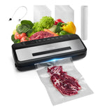 Machine de mise sous vide électrique SucceBuy 80 kPa 120 W 7 en 1 pour aliments humides, avec 10 sacs sous vide offerts pour la conservation des aliments en cuisine