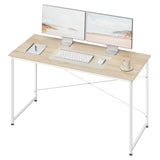Bureau d'ordinateur WOLTU avec structure en métal, table de travail moderne et spacieuse pour la maison, le bureau ou la chambre. Idéal pour écrire, étudier ou jouer.