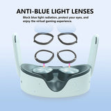 Cadre de protection d'objectif, anneau de protection d'objectif anti-rayures magnétique, empêche les lunettes de gratter, lentilles VR pour Meta Quest 3S