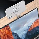 Support magnétique pour iPhone 15/14 Pro, compatible avec les ordinateurs portables et les Tesla Model Y 3. Support magnétique latéral pour téléphone portable.