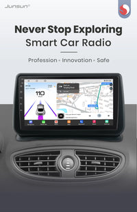Junsun Qualcomm 8-Core 360 Camera Wireless CarPlay Android Auto Car Radio for Renault Clio 3 2005-2014 GPS Multimedia