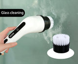 Brosse de nettoyage électrique 9 en 1 2000 mAh, outil de nettoyage pour salon, salle de bain et cuisine
