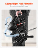 SucceBuy Pulvérisateur de peinture sans air sur pied, pulvérisateur sans air à haute efficacité 650 W, tige d'extension de machine de pulvérisation de peinture électrique 3000 PSI