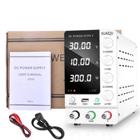 KUAIQU Adjustable Switching DC Power Supply 30V 10A 6A Lab Bench Power Supply 60V 5A 120V 3A Output Preset Current 20A 30A 60A