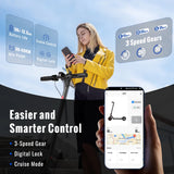 SUNNIGOO N7PRO 350W adulte Scooter électrique avec APP 36V 10.4Ah Escooter 30 km/h Kick Scooter léger longue portée 30km Scooter