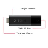 Clé TV connectée Xiaomi 4K, Android TV 11, processeur quadricœur Cortex-A35, 2 Go de RAM, 8 Go de ROM, Netflix, Wi-Fi, Assistant Google, dongle TV