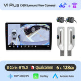 Junsun Wireless CarPlay Android Auto Car Radio For Citroen C4 2 B7 2013 - 2016 GPS Multimedia 2 din