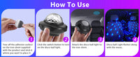 U'King 2 pièces USB Mini boule magique à commande vocale LED boule Disco lumière DJ atmosphère lumière télécommande stroboscopique veilleuse