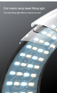 Éclairage de remplissage de photographie LED avec trépied, appareil Photo, cercle de Studio Photo, anneau lumineux pour Selfie, lampe de téléphone, vidéo Youtube