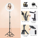 Éclairage de remplissage de photographie LED avec trépied, appareil Photo, cercle de Studio Photo, anneau lumineux pour Selfie, lampe de téléphone, vidéo Youtube