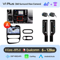 Autoradio Junsun CarPlay Android Auto pour Renault Clio 4 ZOE 2012-2017, système GPS intelligent, stéréo multimédia