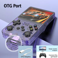 Console de jeux vidéo portable R36S/R36H, système Linux, écran IPS 3,5 pouces, lecteur vidéo rétro de poche, cadeau idéal pour Noël