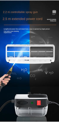 Nettoyeur à vapeur Portable 2500W, stérilisation à haute température, Machine à Jet de pression pour maison, voiture, cuisine, climatiseur