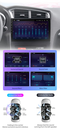 Junsun Wireless CarPlay Android Auto Car Radio For Citroen C4 2 B7 2013 - 2016 GPS Multimedia 2 din
