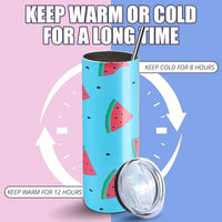 HTVRONT 8 pièces en acier inoxydable 20 OZ gobelets à Sublimation maigre droit gobelet à Sublimation blanc bricolage tasses tasses avec papiers de Sublimation