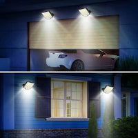 LED solaire fendu applique 3 Mode étanche capteur de mouvement lampe sécurité extérieure éclairage public lampe solaire pour jardin applique murale