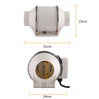Ø100 150mm 200mm ventilateur de conduit, ventilateurs d'extraction de Ventilation, Ventilation de ventilateur d'extraction de salle de bains pour conduit de cuisine, évents, salle de bains