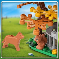 Ensemble de Construction de grange de ferme avec lumière, avec moulin à vent, tracteur, cheval, animaux, grand grange, jouet de Construction, Kit de briques pour adultes et adolescents de 8 ans et plus