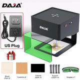 DAJA graveur Laser CNC bricolage DJ6 Machine de gravure Laser 3000mw rapide Mini Logo marque imprimante Cutter travail du bois bois plastique verre