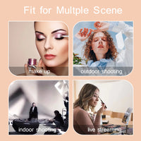 Éclairage de remplissage de photographie LED avec trépied, appareil Photo, cercle de Studio Photo, anneau lumineux pour Selfie, lampe de téléphone, vidéo Youtube