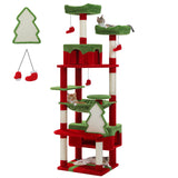 Grand arbre et tour pour chats d'intérieur, avec postes à gratter recouvertes de Sisal, hamac spacieux, perchoirs rembourrés et condos, jouets pour chats