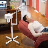 Lampe loupe 2 en 1 750W, vaporisateur d'ozone chaud, dispositif de vapeur, Machine de Sauna faciale avec lumière 5X