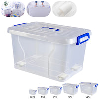 Boîte de rangement avec couvercle, boîte de rangement empilable, coffre de rangement, conteneur de rangement à roulettes, organisateur de placard pour la maison