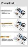 HAYLOU S30 casque sans fil Bluetooth 5.4 43dB casques antibruit adaptatifs 40mm pilote dynamique 80H écouteurs de lecture