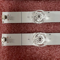 Bande de rétroéclairage LED (14 pièces) pour Hisense 75A7100FTUK, 75A7100F, 75A7120F, 75A7120FIL et 75H78G