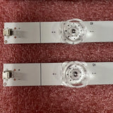 Bande de rétroéclairage LED (14 pièces) pour Hisense 75A7100FTUK, 75A7100F, 75A7120F, 75A7120FIL et 75H78G